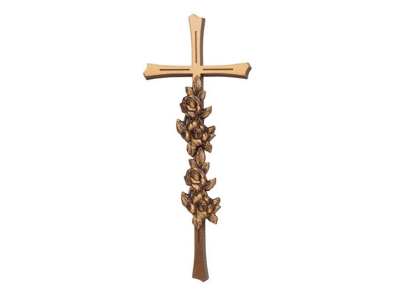 Romano kereszt rózsával 30cm