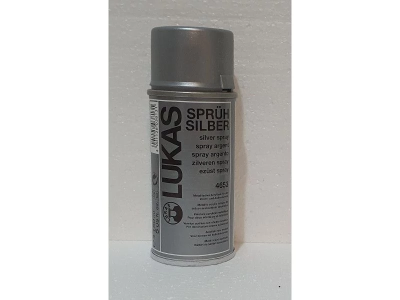 Lukas betűfesték Spray Ezüst